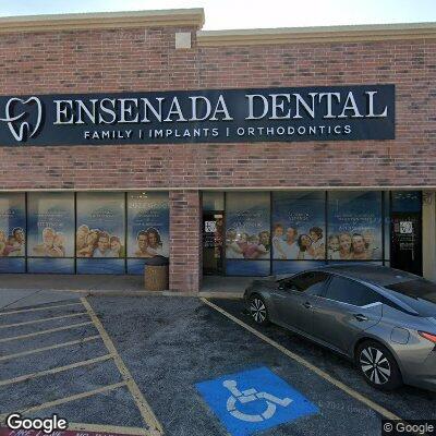 Thumbnail image of the front of a dentist office practice with the name Ensenada Dental which is located in Arlington, TX