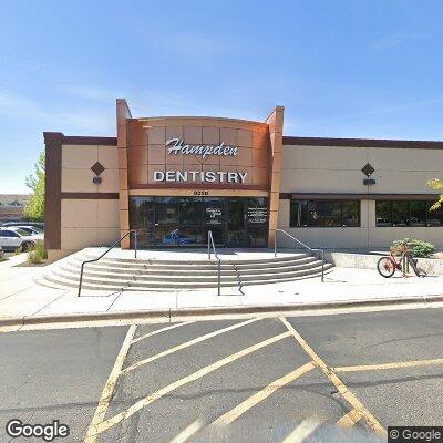 Thumbnail image of the front of a dentist office practice with the name Hampden Dentistry and Orthodontics which is located in Denver, CO