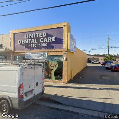 Thumbnail image of the front of a dentist office practice with the name United Dental Care which is located in Culver City, CA