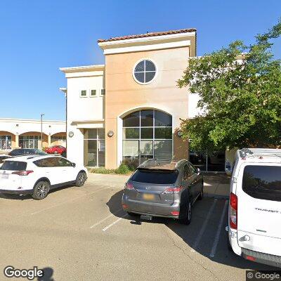 Thumbnail image of the front of a dentist office practice with the name Pavilion Dental which is located in Tracy, CA