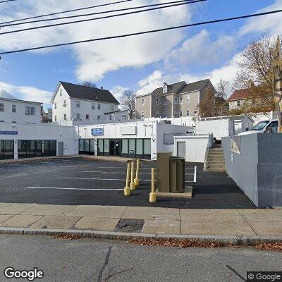 Thumbnail image of the front of a dentist office practice with the name Pailin Dental Center which is located in Lowell, MA