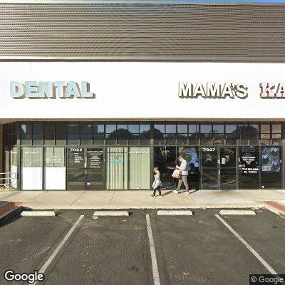 Thumbnail image of the front of a dentist office practice with the name Smile Factory Dental which is located in Stanton, CA