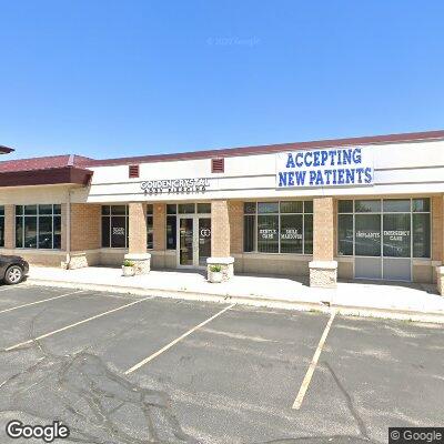 Thumbnail image of the front of a dentist office practice with the name Dr. Jacob Schlindwein, MD which is located in Waukesha, WI