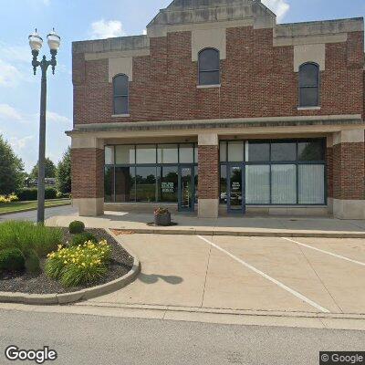 Thumbnail image of the front of a dentist office practice with the name Pebble Brook Dentistry which is located in Noblesville, IN