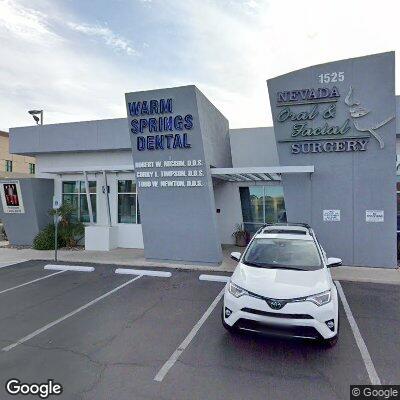 Thumbnail image of the front of a dentist office practice with the name Warm Springs Dental which is located in Henderson, NV