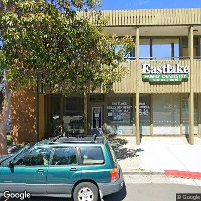 Thumbnail image of the front of a dentist office practice with the name Eastlake Family Dentistry which is located in Oakland, CA