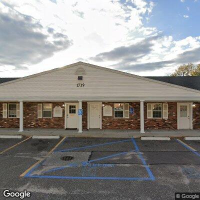 Thumbnail image of the front of a dentist office practice with the name National Dental Medford which is located in Medford, NY