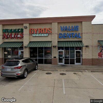 Thumbnail image of the front of a dentist office practice with the name Value Dental which is located in Arlington, TX