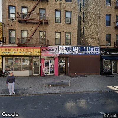 Thumbnail image of the front of a dentist office practice with the name Sincere Dental which is located in Bronx, NY