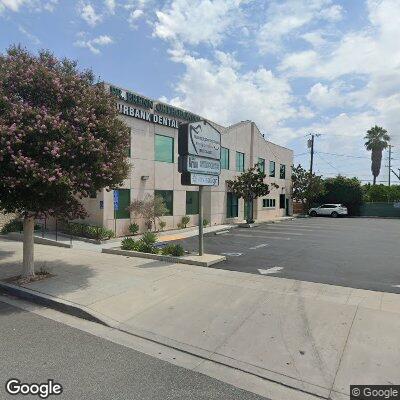 Thumbnail image of the front of a dentist office practice with the name Brenn Orthodontics which is located in Burbank, CA