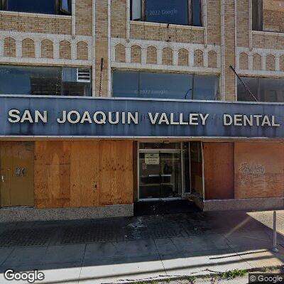 Thumbnail image of the front of a dentist office practice with the name San Joaquin Valley Dental which is located in Stockton, CA