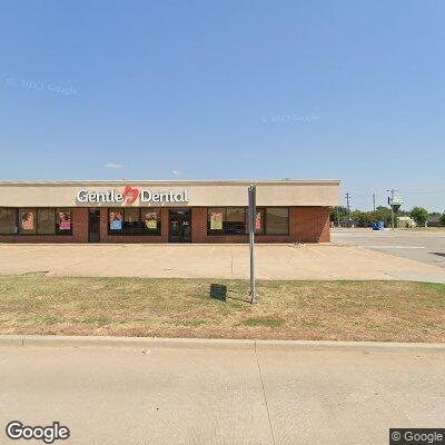 Thumbnail image of the front of a dentist office practice with the name Gentle Dental Moore which is located in Moore, OK