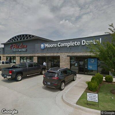 Thumbnail image of the front of a dentist office practice with the name Moore Complete Dental which is located in Moore, OK