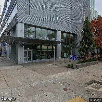 Thumbnail image of the front of a dentist office practice with the name OHSU School of Dentistry which is located in Portland, OR