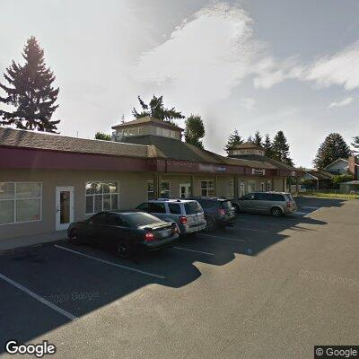 Thumbnail image of the front of a dentist office practice with the name Skagit Denture Center which is located in Burlington, WA