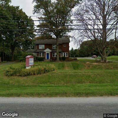 Thumbnail image of the front of a dentist office practice with the name Albright & Thiry Orthodontics which is located in Quarryville, PA