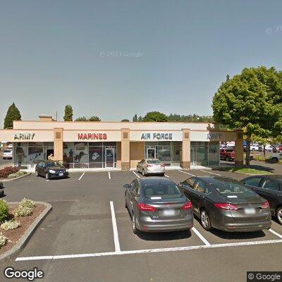 Thumbnail image of the front of a dentist office practice with the name Aspen Dental which is located in Longview, WA