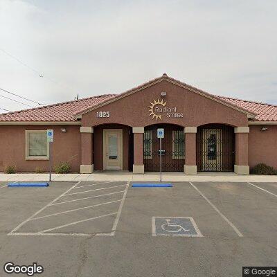 Thumbnail image of the front of a dentist office practice with the name Radiant Smiles which is located in Las Vegas, NV