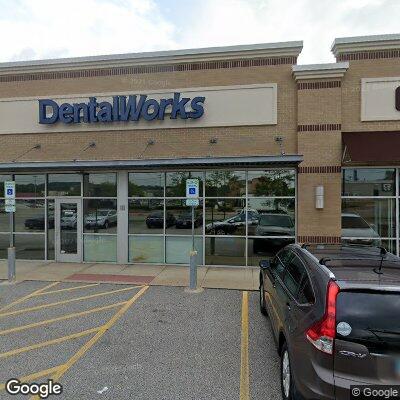 Thumbnail image of the front of a dentist office practice with the name Dental Works which is located in Cleveland, OH