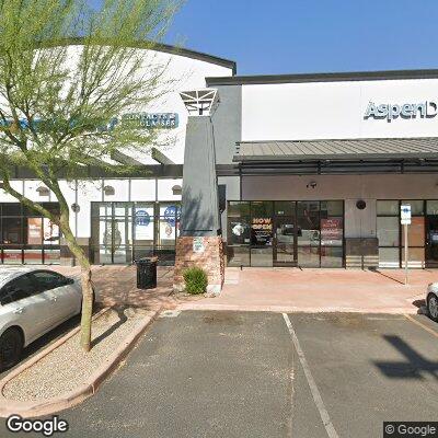 Thumbnail image of the front of a dentist office practice with the name Aspen Dental which is located in Tucson, AZ