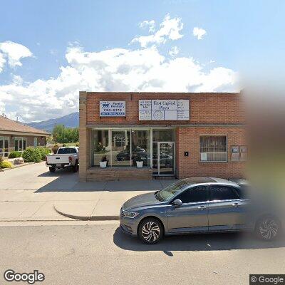 Thumbnail image of the front of a dentist office practice with the name An Apple A Day Dental Clinic which is located in Fillmore, UT