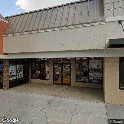 Thumbnail image of the front of a dentist office practice with the name Orthosynetics which is located in Charlottesville, VA