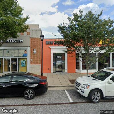 Thumbnail image of the front of a dentist office practice with the name Evenly Orthodontics which is located in Brandywine, MD