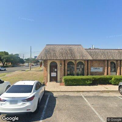 Thumbnail image of the front of a dentist office practice with the name Carus Dental Temple which is located in Temple, TX