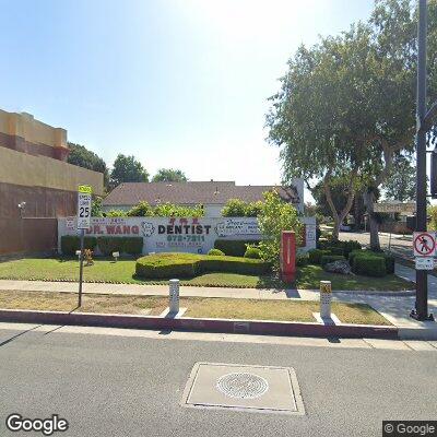 Thumbnail image of the front of a dentist office practice with the name Wang Dr Dental Center which is located in San Gabriel, CA