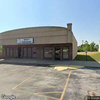 Thumbnail image of the front of a dentist office practice with the name Children's Smile Center which is located in Ozark, MO