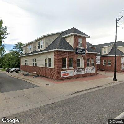 Thumbnail image of the front of a dentist office practice with the name Guymon Orthodontics which is located in Hyrum, UT