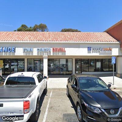 Thumbnail image of the front of a dentist office practice with the name Town Center Dental which is located in San Pablo, CA