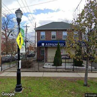 Thumbnail image of the front of a dentist office practice with the name Advance Dental which is located in Newark, NJ