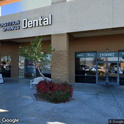 Thumbnail image of the front of a dentist office practice with the name Superstition Springs Dental which is located in Mesa, AZ