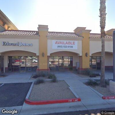 Thumbnail image of the front of a dentist office practice with the name Alluring Smiles which is located in Mesa, AZ