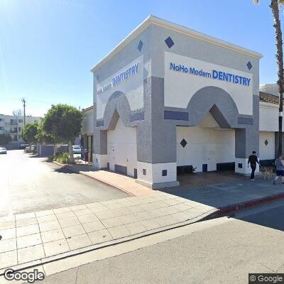 Thumbnail image of the front of a dentist office practice with the name NoHo Modern Dentistry which is located in North Hollywood, CA