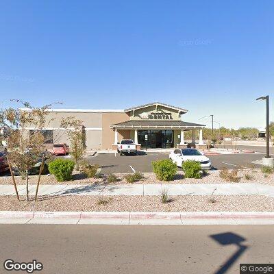 Thumbnail image of the front of a dentist office practice with the name Mountain Crest Dental which is located in Mesa, AZ