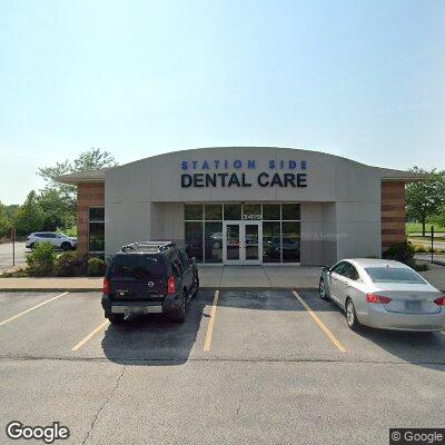 Thumbnail image of the front of a dentist office practice with the name Station Side Dental Care which is located in Oswego, IL