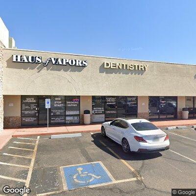 Thumbnail image of the front of a dentist office practice with the name Paradise Valley Family Dental which is located in Phoenix, AZ