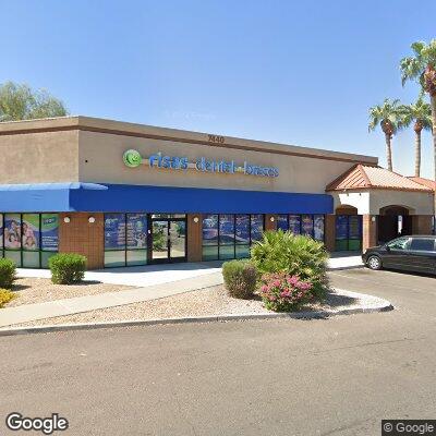 Thumbnail image of the front of a dentist office practice with the name Risas Dental and Braces - Desert Sky which is located in Phoenix, AZ