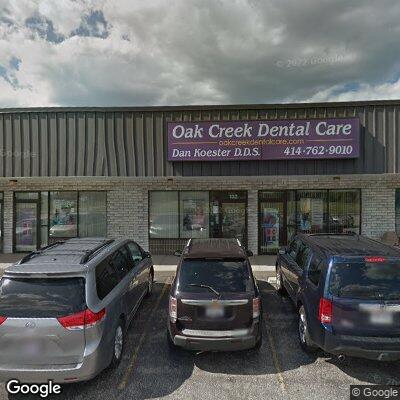 Thumbnail image of the front of a dentist office practice with the name Oak Creek Dental Care, LLC which is located in Oak Creek, WI