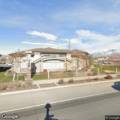 Thumbnail image of the front of a dentist office practice with the name Alpine Meadows Family Dental which is located in Lehi, UT