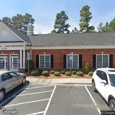 Thumbnail image of the front of a dentist office practice with the name Dover Orthodontics which is located in Charlotte, NC