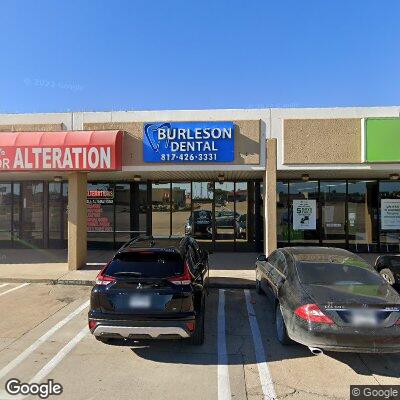 Thumbnail image of the front of a dentist office practice with the name Brite Dental which is located in Burleson, TX