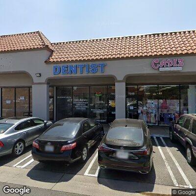 Thumbnail image of the front of a dentist office practice with the name Sunshine Dental which is located in Downey, CA