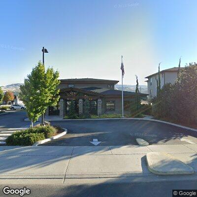 Thumbnail image of the front of a dentist office practice with the name Riverway Family Dental which is located in Wenatchee, WA