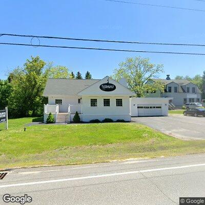 Thumbnail image of the front of a dentist office practice with the name Falmouth Dentistry which is located in Falmouth, ME