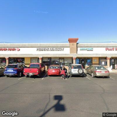 Thumbnail image of the front of a dentist office practice with the name West Olive Pediatric Dentistry which is located in Glendale, AZ