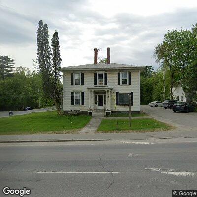 Thumbnail image of the front of a dentist office practice with the name Skowhegan Denture Clinic which is located in Skowhegan, ME