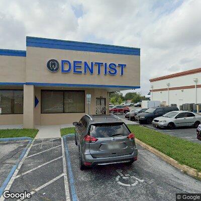 Thumbnail image of the front of a dentist office practice with the name Avalon Dental Group which is located in Orlando, FL